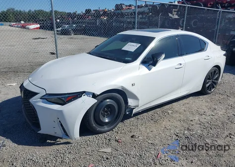 2021 Lexus Is 350 F Sport из США, поврежденный, VIN JTHGZ1B29M5041047